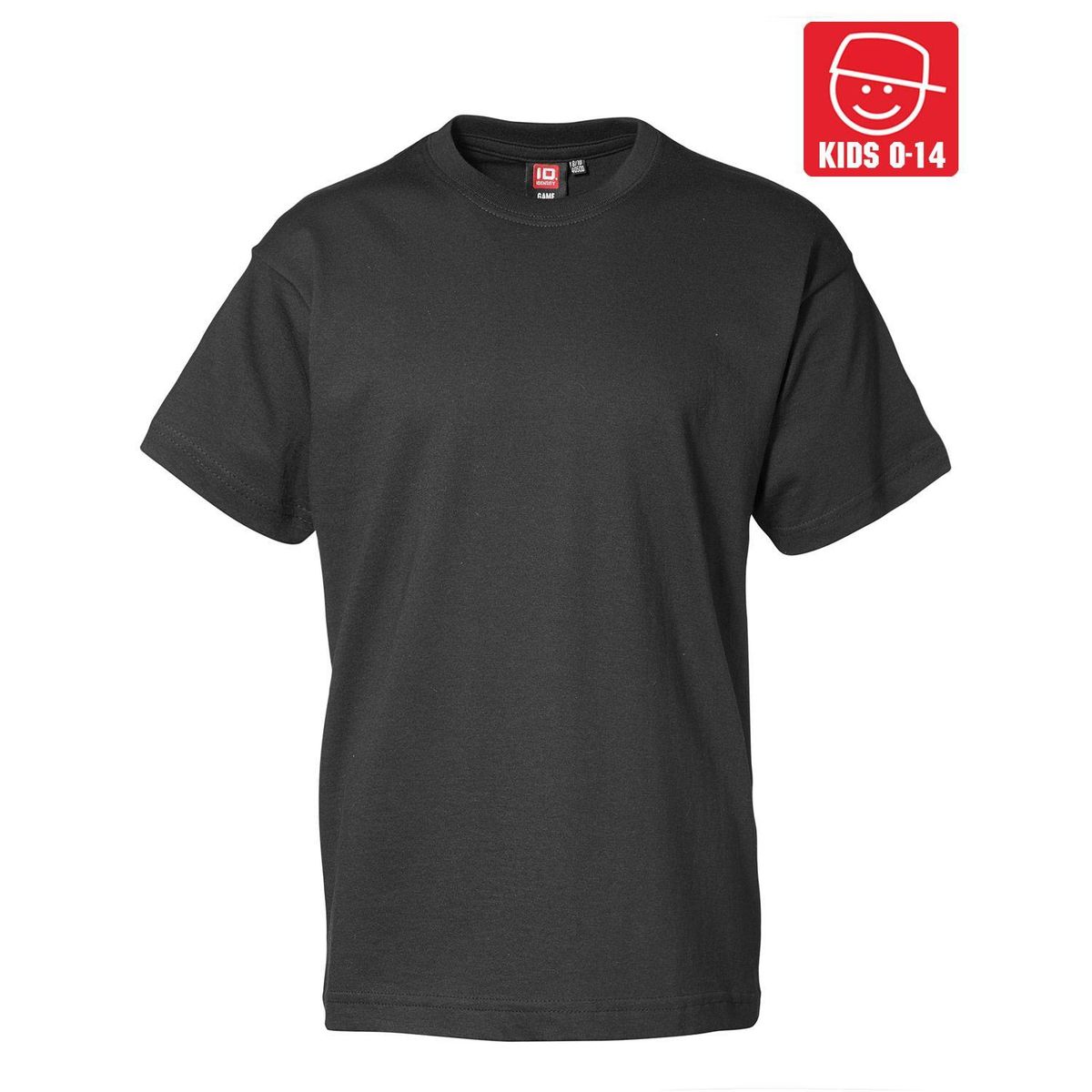 ID Basic T-Shirts Børn Sort