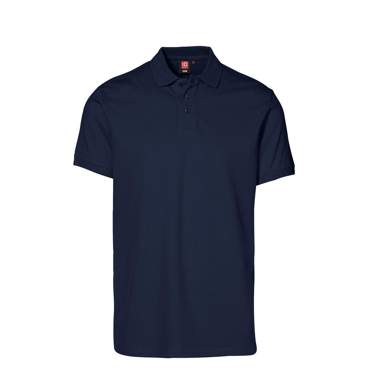 ID Piqué Polo Trøje Stretch Navy