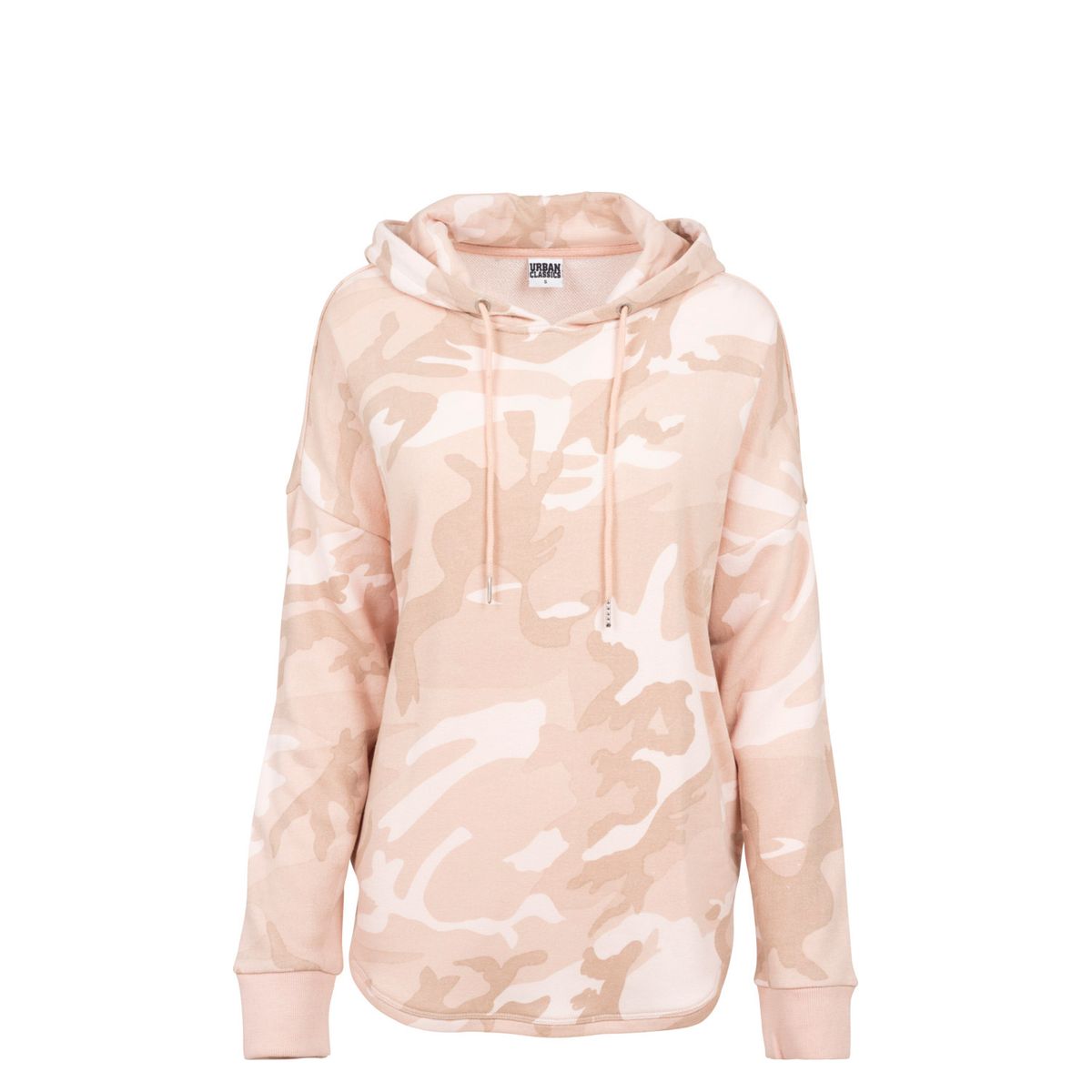 Urban Classics Oversized Camouflage Hoodie Rose Camo XS