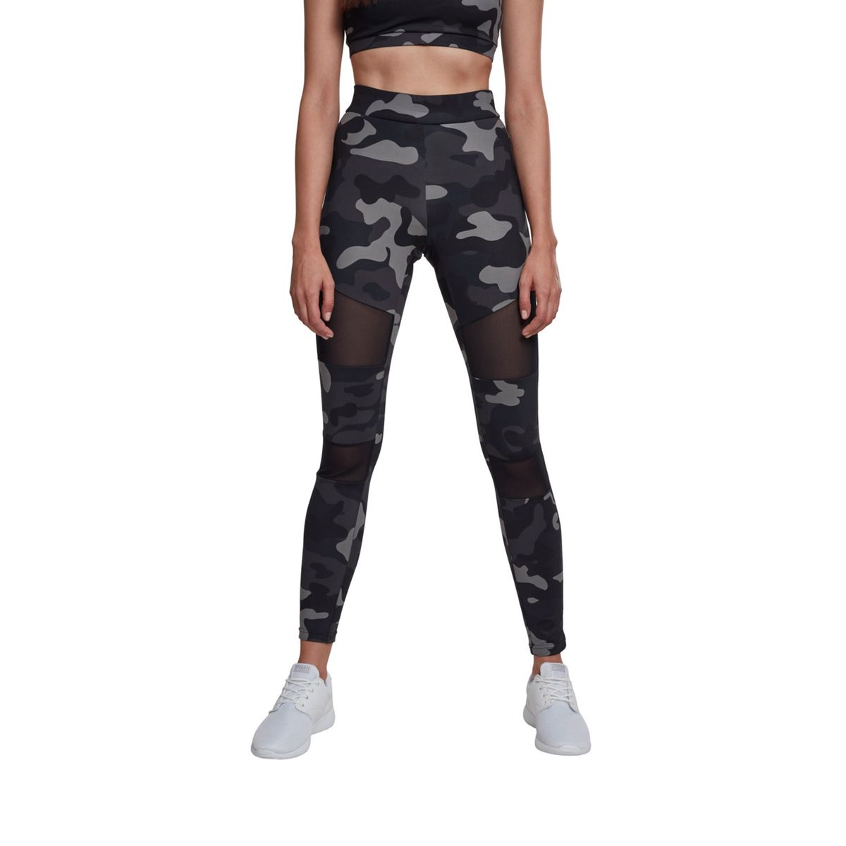 Urban Classics Camouflage Leggings m. Mesh Dark Camo