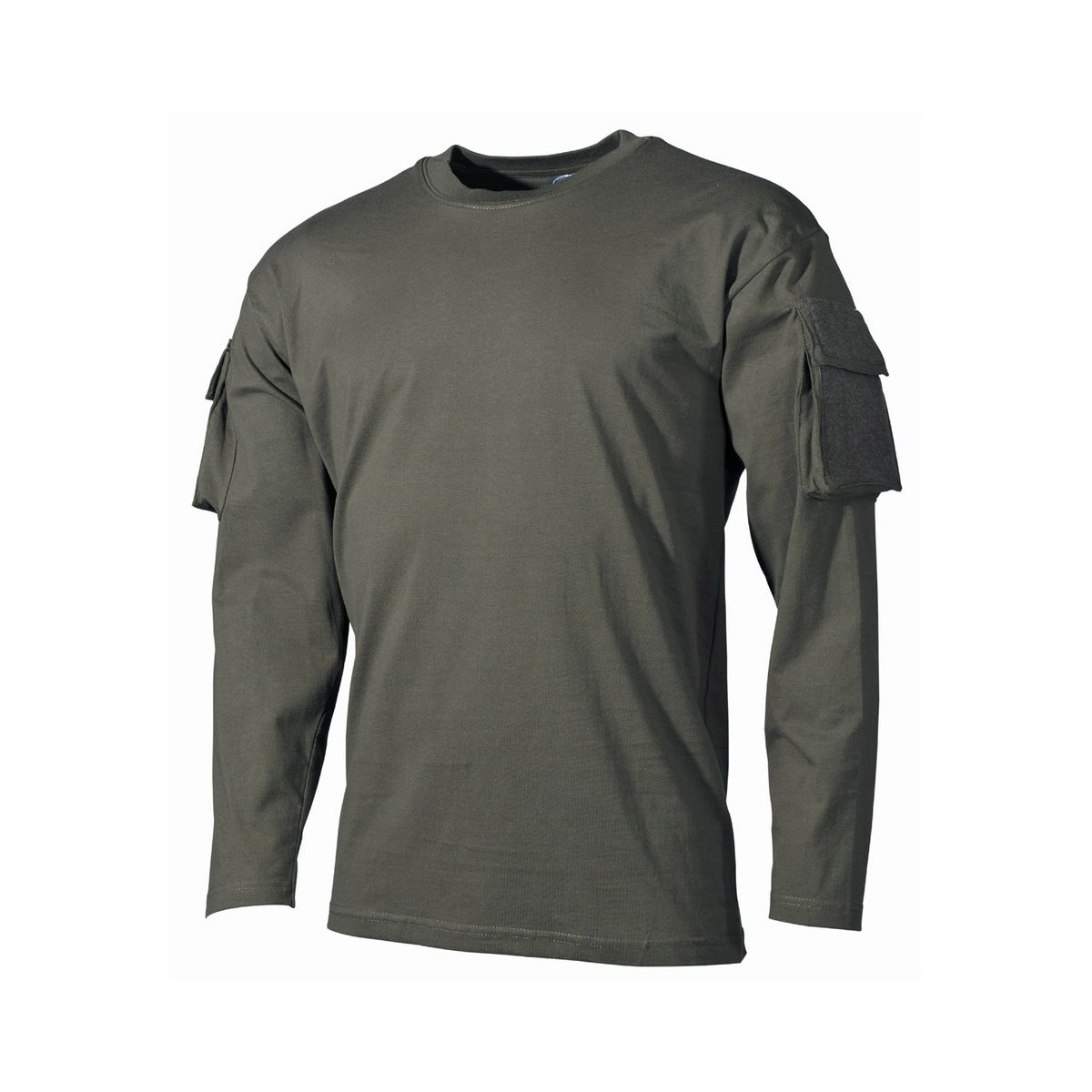 MFH Langærmet Cargo T-Shirt Oliven