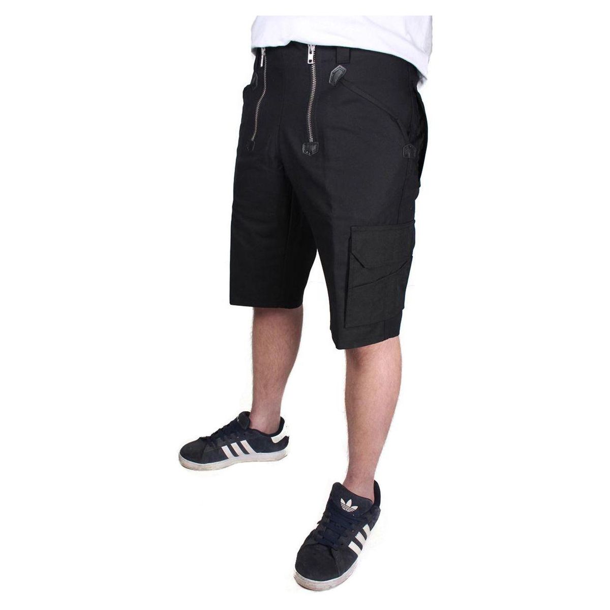 FHB Albert Naver Shorts Canvas & Cordura Sort