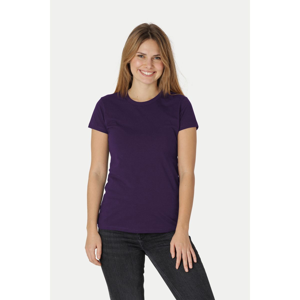 Neutral Dame Fitted T-Shirt Lilla