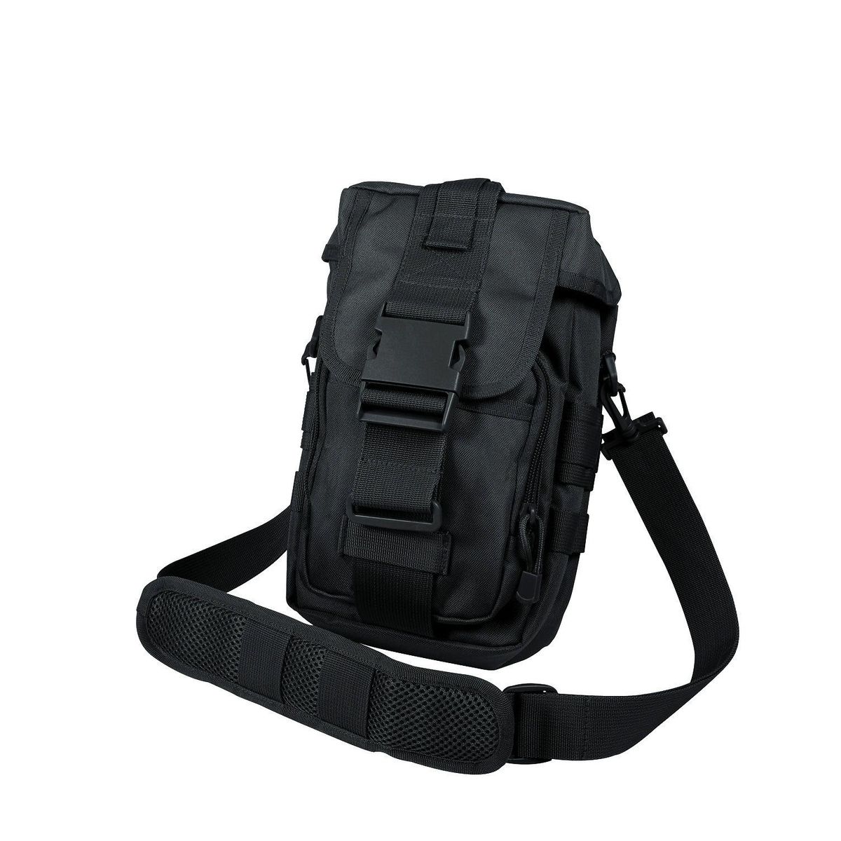 Rothco Flexipack MOLLE Tactical Shoulder Bag Black