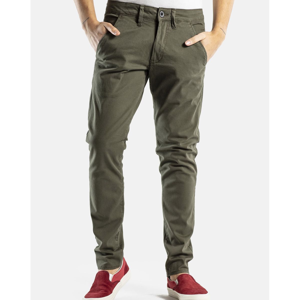 Reell Flex Tapered Chino Bukser Oliven