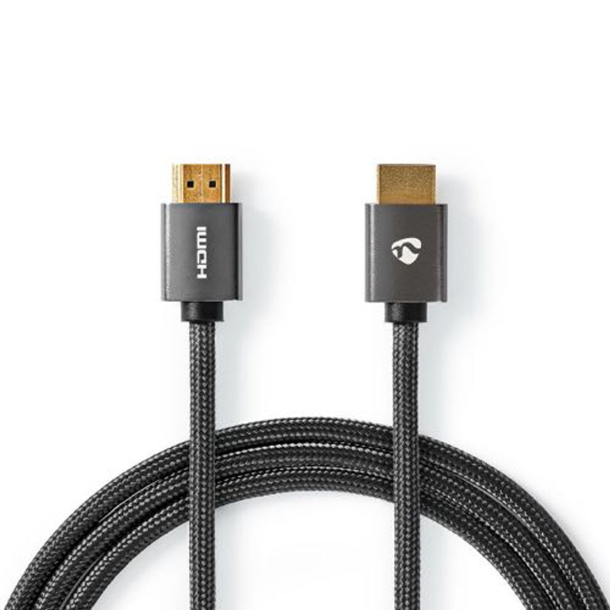 Nedis - 2.0 HDR High Speed HDMI (Han-Han) (Metal/Grå) - 4K@60Hz - 1,0 m