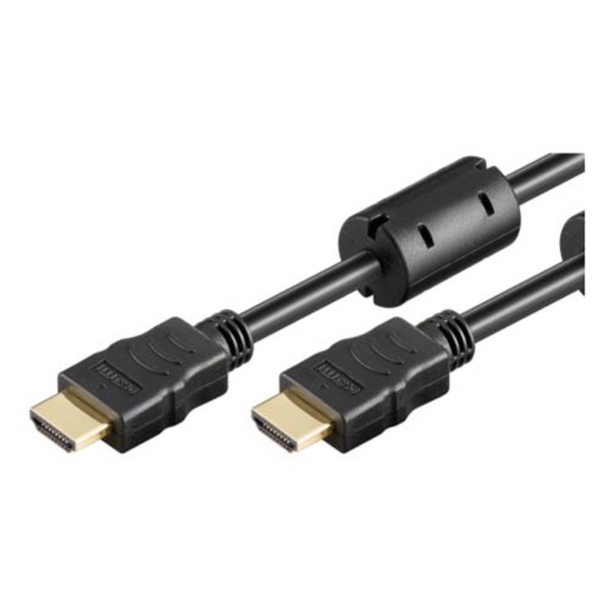 Goobay - 1.4 High Speed HDMI (Ferrite) (Han-Han) (Sort) - 4K@30Hz - 1,0 m