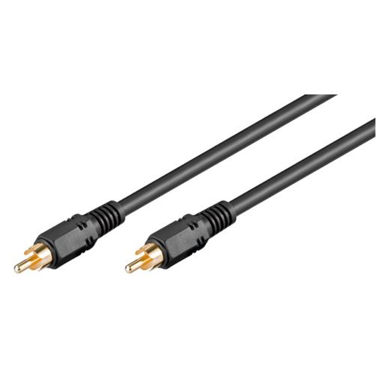 Goobay - Coaxial digital/audio (1xRCA) (Han-Han) (Sort) - 10,0 m