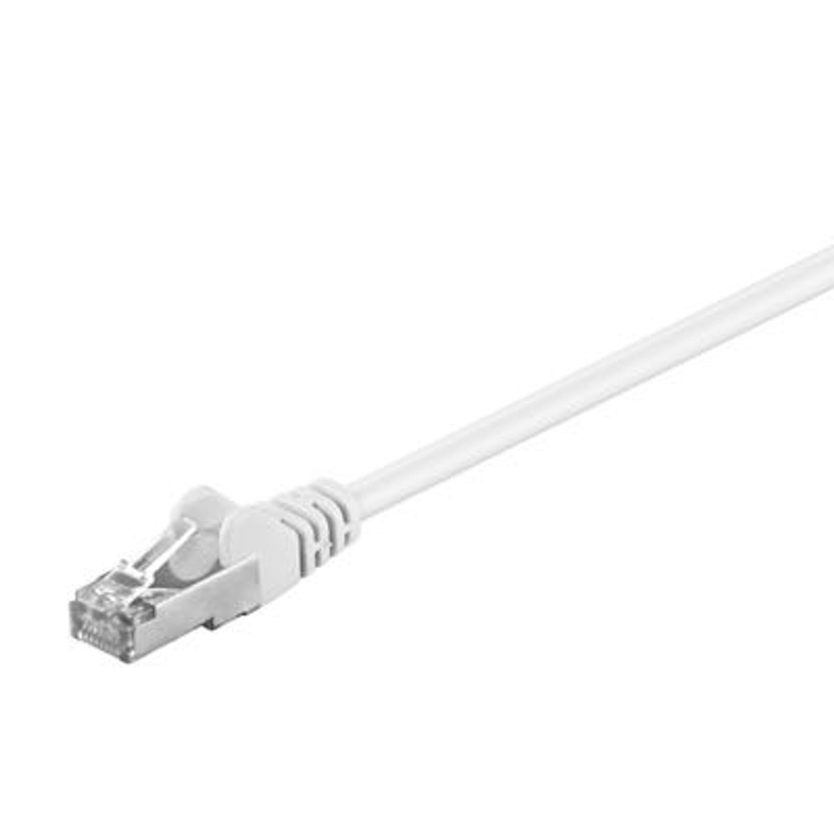 Goobay - Cat 5e SF/UTP Netværkskabel (max. 1 GB/s) (Han-Han) (Hvid) - 2,0 m