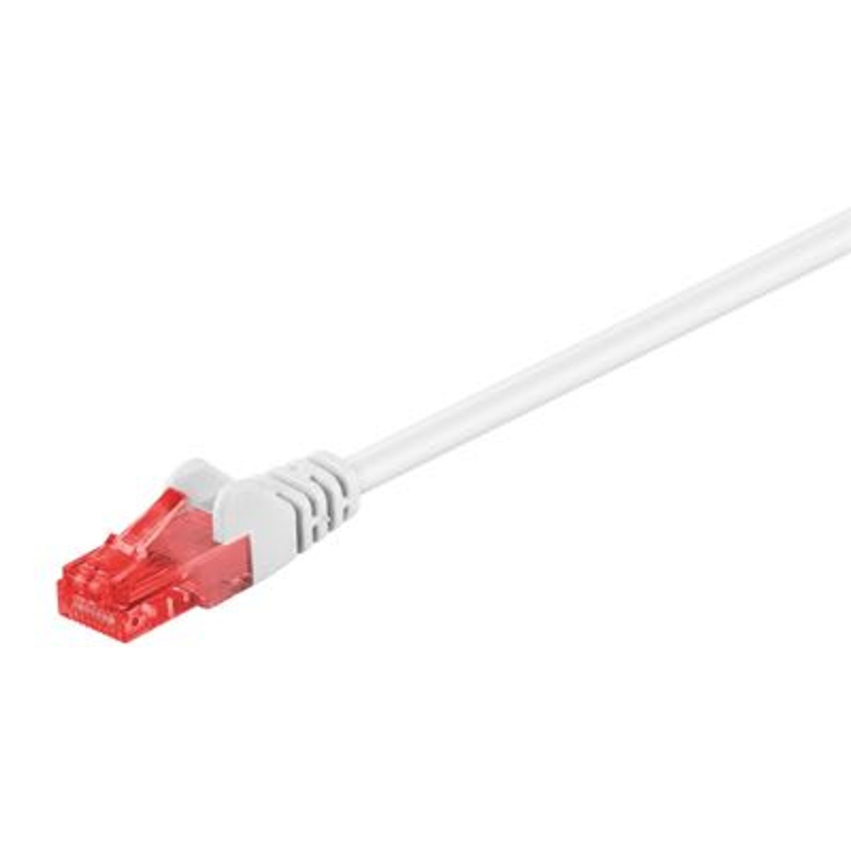 Goobay - Cat 6 U/UTP Netværkskabel (max. 10 GB/s) (Han-Han) (Hvid) - 7,5 m