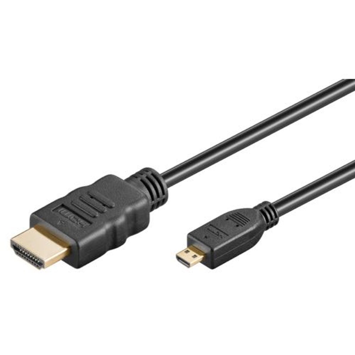 Goobay - HDMI til Mirco HDMI (Han-Han) (Sort) - 4K@60Hz - 1,0 m