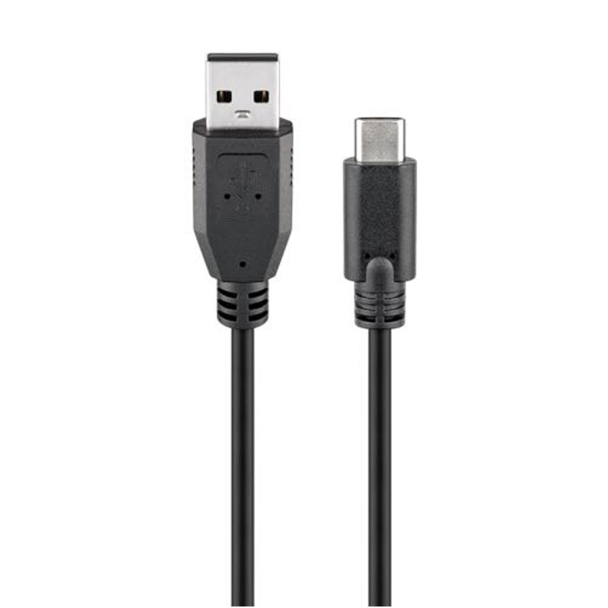 Goobay - USB 2.0 High Speed kabel (USB-A / USB-C) (Han-Han) (Sort) - 0,5 m