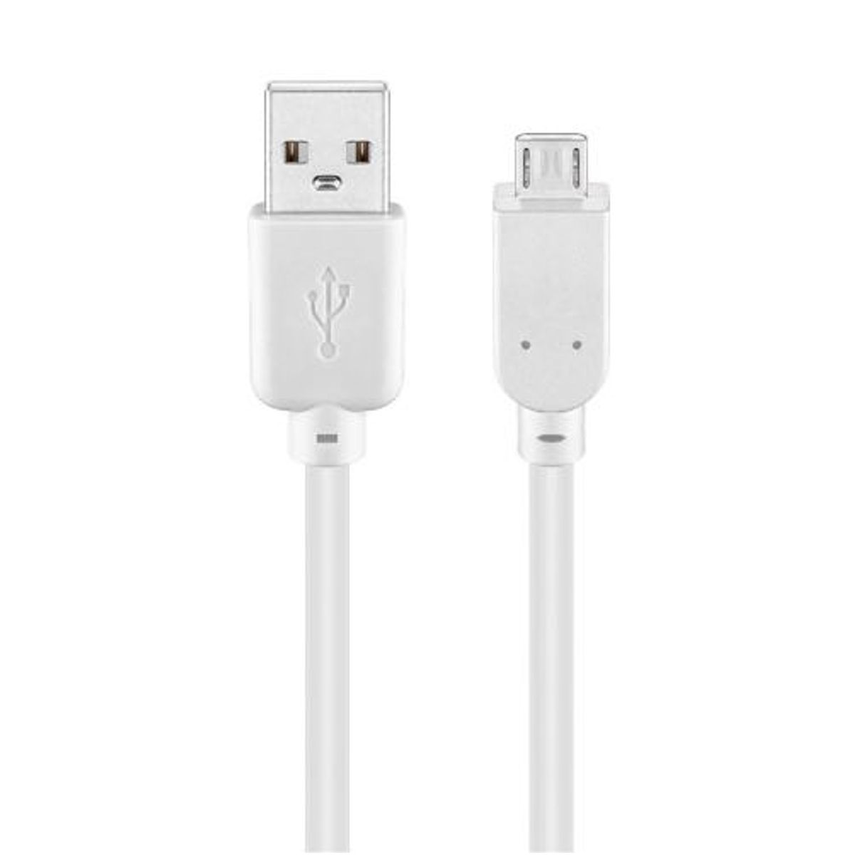 Goobay - USB 2.0 High Speed kabel (USB-A / USB Mirco-B) (Han-Han) (Hvid) - 0,3