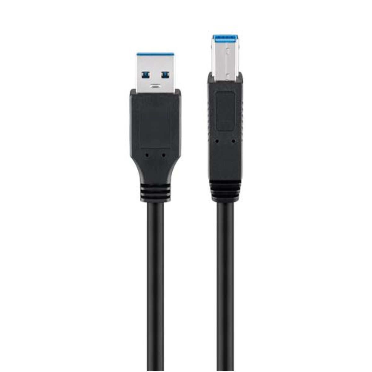 Goobay - USB 3.0 SuperSpeed kabel (USB-A / USB-B) (Han-Han) (Sort) - 0,5 m