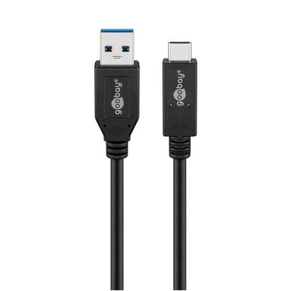 Goobay - USB 3.1 (2. gen) SuperSpeed kabel (USB-A / USB-C) (Han-Han) (Sort) - 0,50 m