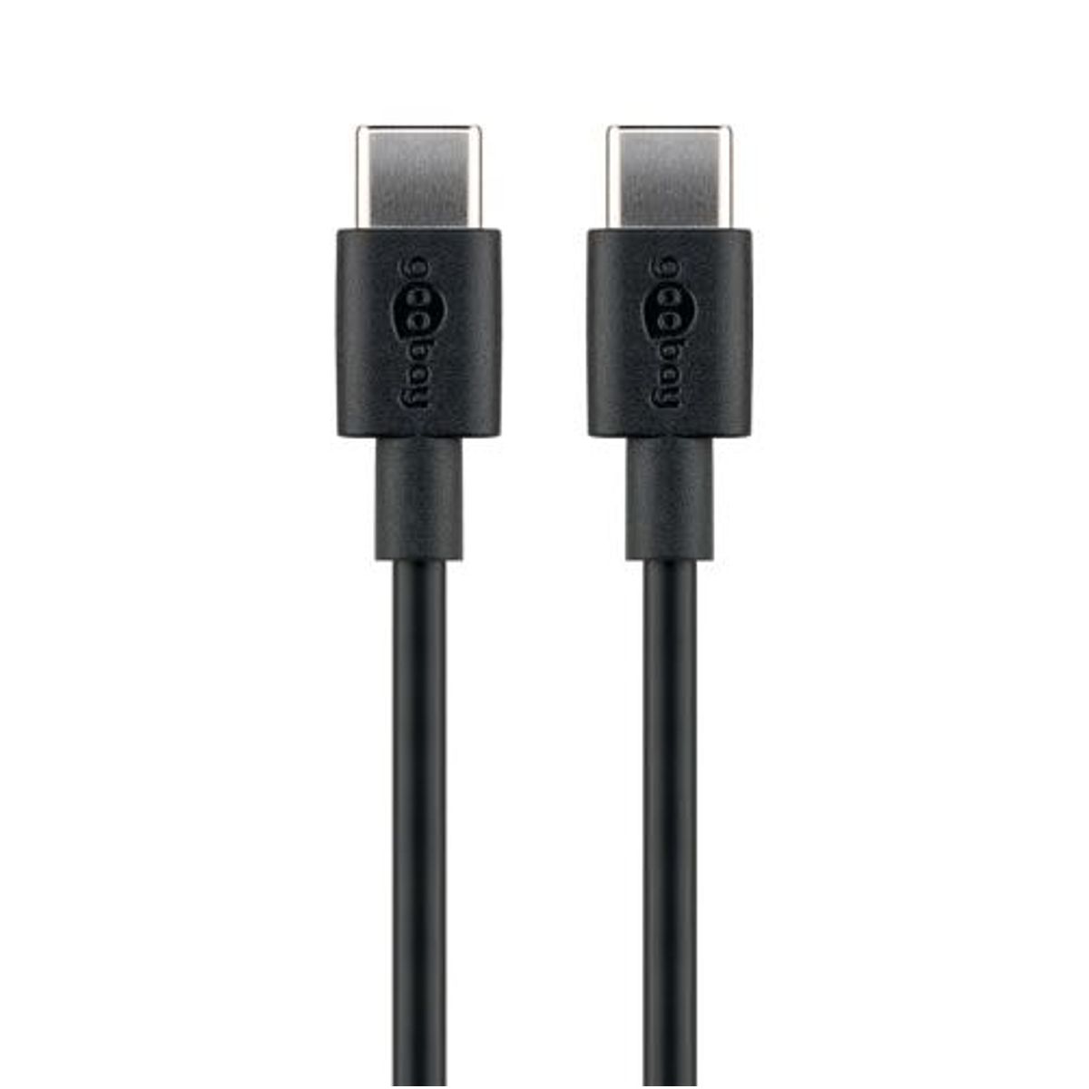 Goobay - USB-C 2.0 (Gen.1) kabel (USB-C / USB-C) (Han-Han) (Sort) - 2,0 m