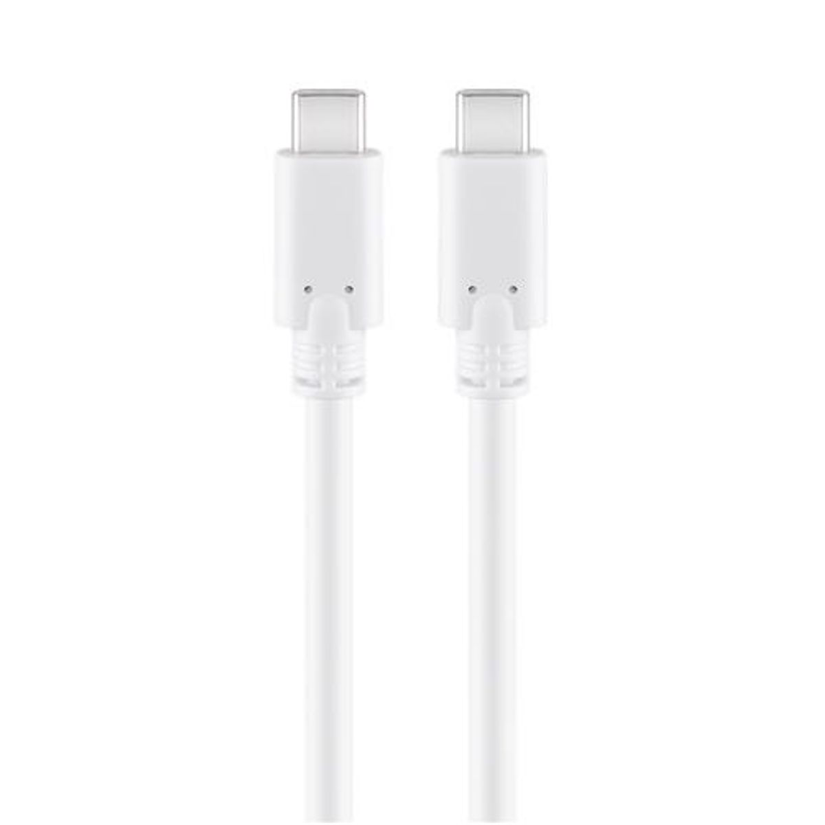 Goobay - USB-C 3.2 (Gen.1) kabel (USB-C / USB-C) (Han-Han) (Hvid) - 1,0 m