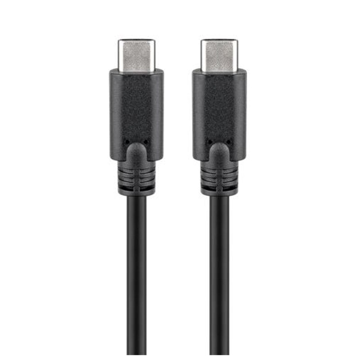 Goobay - USB-C 3.2 (Gen.1) kabel (USB-C / USB-C) (Han-Han) (Sort) - 1,5 m