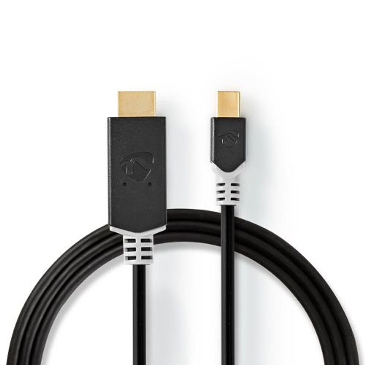 Nedis - Mini DisplayPort (han) 1.4 til HDMI (Anthracite) - 8K@60Hz - 2,0 m