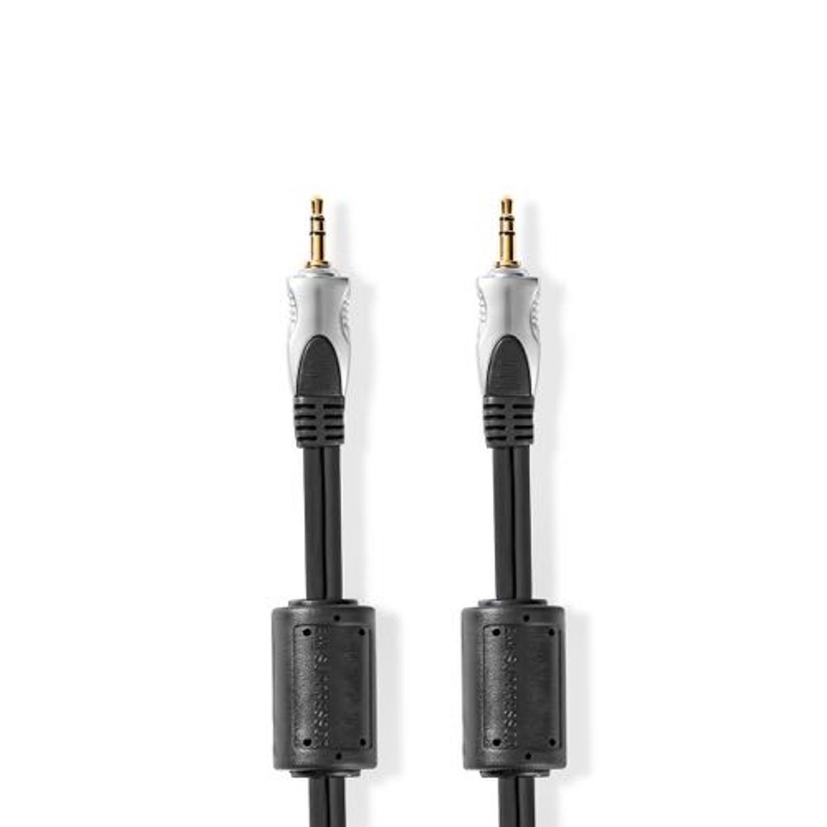 Nedis - Minijack Stereo Audio kabel (Ferrite) (3,5mm) (Han-Han) (Anthracite) - 2,5 m