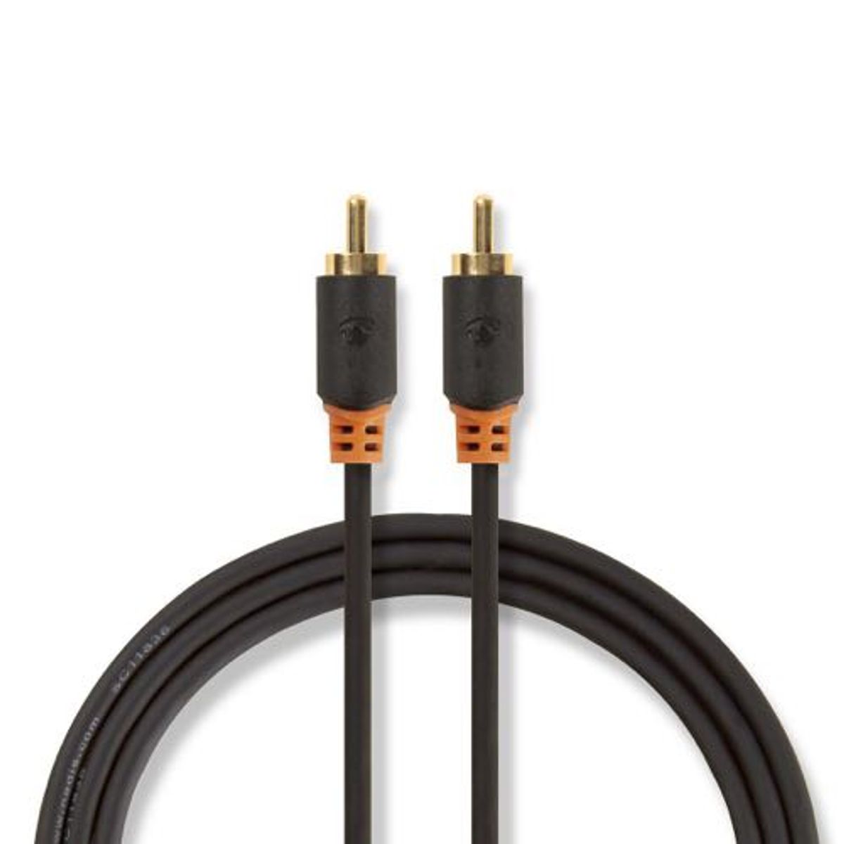 Nedis - Coaxial digital/audio (1xRCA) (Han-Han) (Anthracite) - 2,0 m