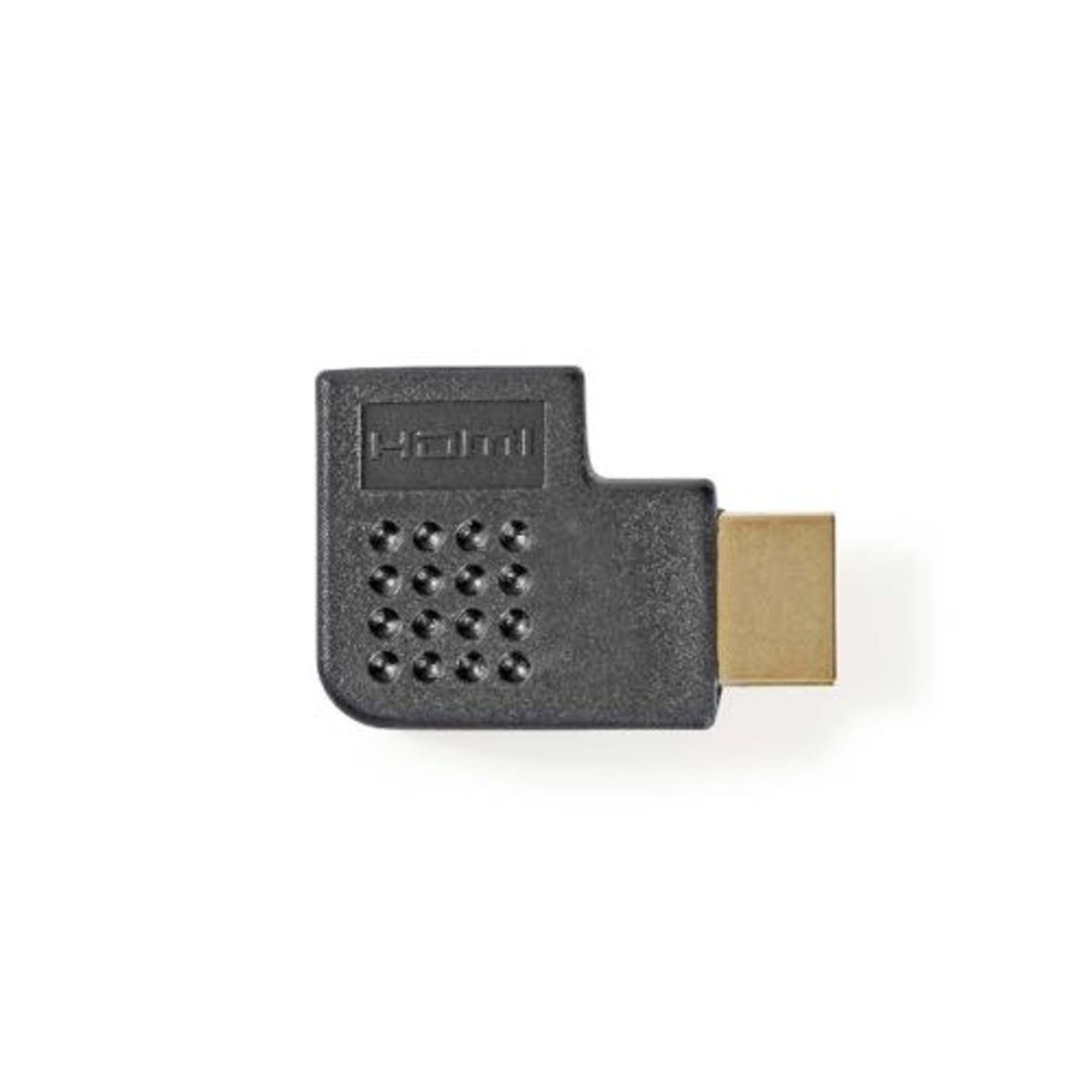 Nedis - HDMI venstre vinklet adapter (Han-Hun) (Sort) - 0,1 m