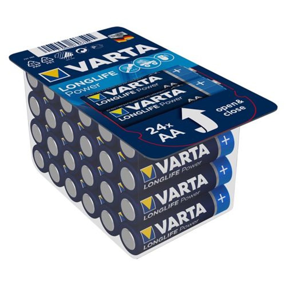 Varta - AA - 24 stk - Alkaline Longlife Power (1.5V)