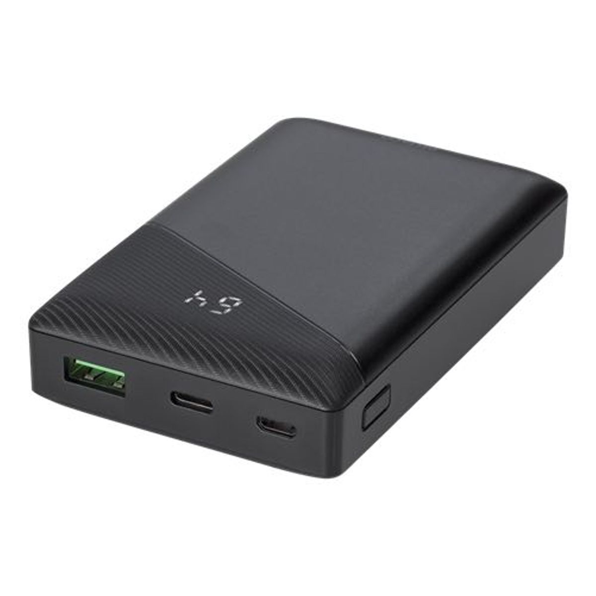 Deltaco - Powerbank (1x USB-A / 1x USB-C) - 10000 mAh - 3A/18W (Sort)