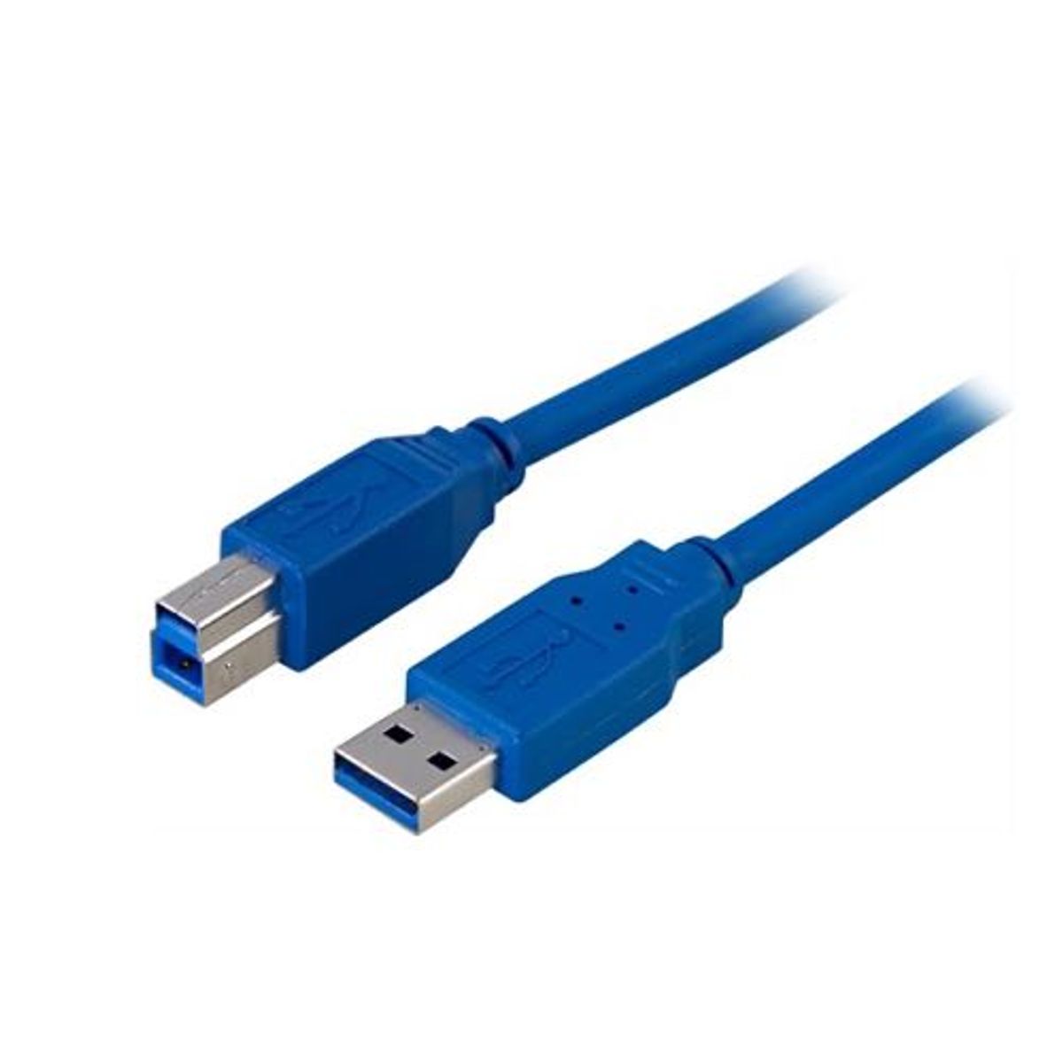 Deltaco - USB 3.0 SuperSpeed kabel (USB-A / USB-B) (Han-Han) (Blå) - 1,0 m