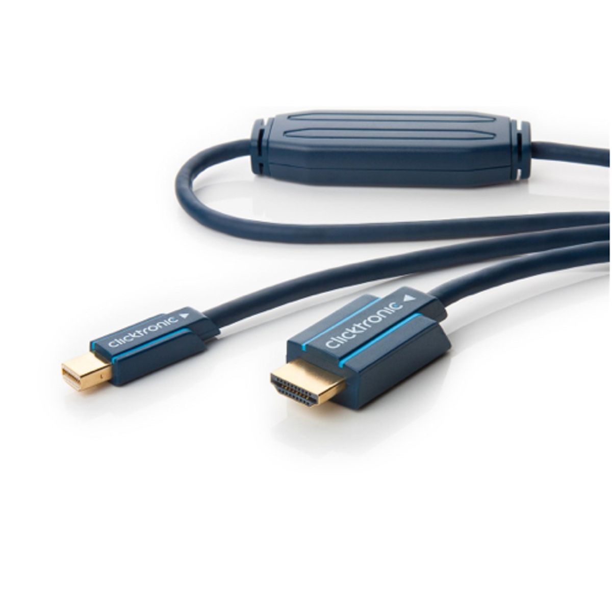 Clicktronic (Casual) - Mini DisplayPort til HDMI (han-han) (Blå) - Full HD - 3,0 m