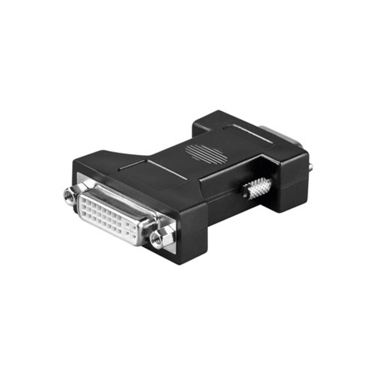 Analog DVI-I/VGA adapter (hun/han) (Sort) - 0,1 m - Goobay