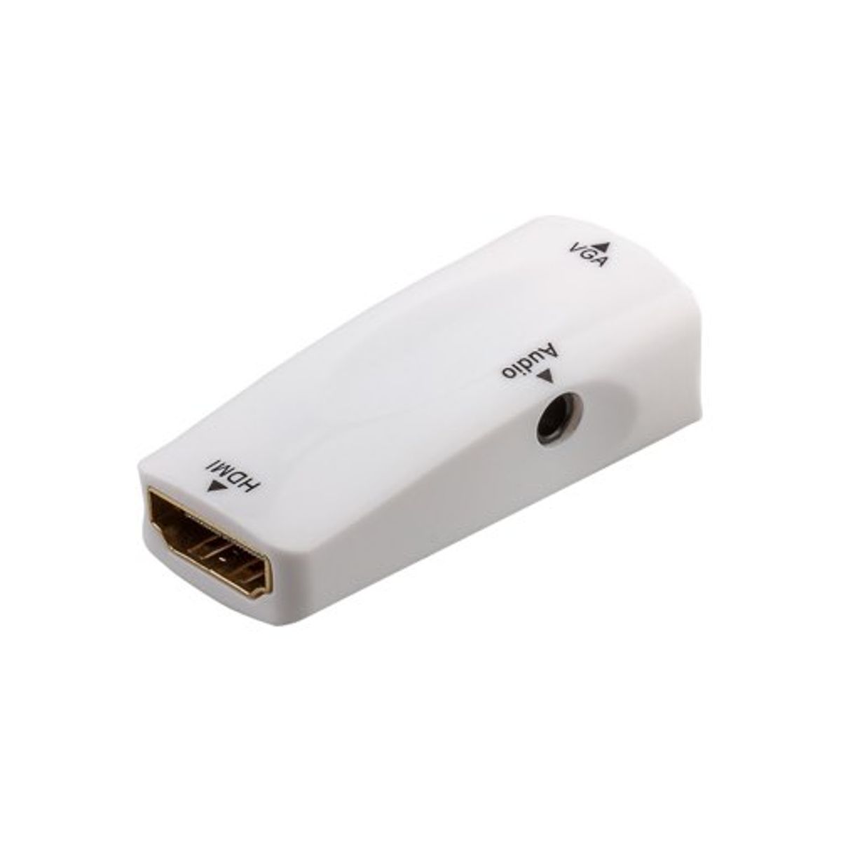 HDMI til VGA adapter (hun/hun) (1080p@60 Hz) (Hvid) - 0,1 m - Goobay