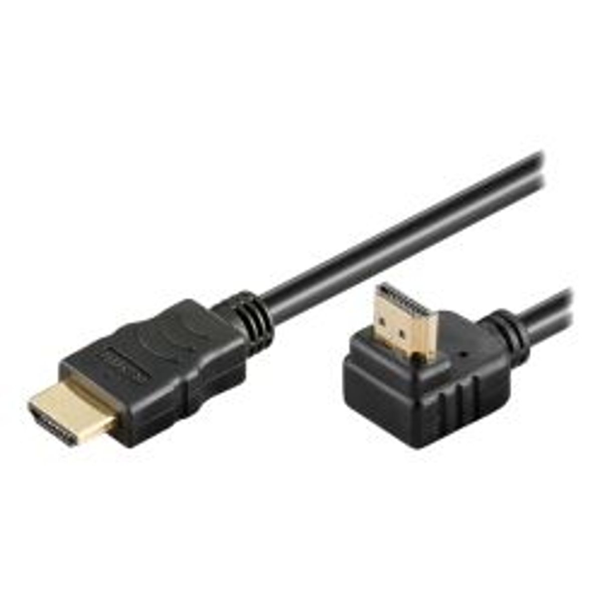 Goobay Hdmi Cable W/ Eth Hdmi Ma>hdmi Ma 3m 90 ° Connector Support - Ledning