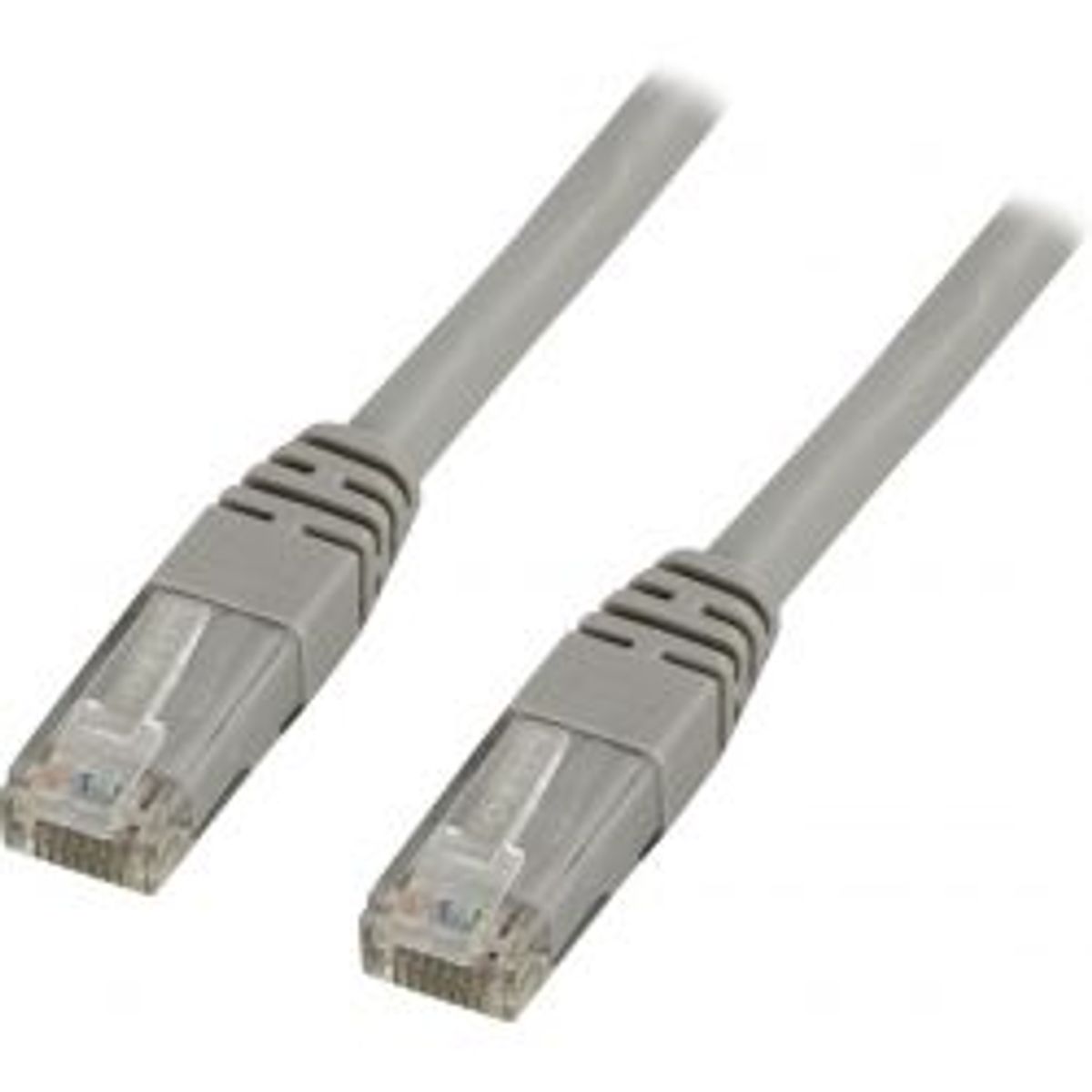 Deltaco U/utp Cat5e Patch Cable 0,3m, 100mhz, Delta-certified, Grey - Ledning