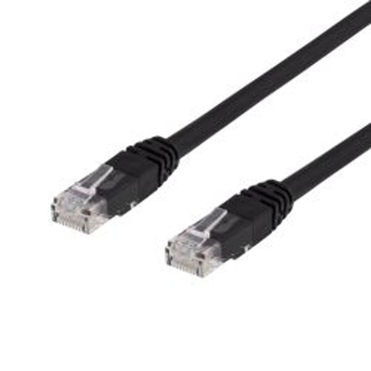 Deltaco U/utp Cat6 Patch Cable 05m 250mhz Deltacertified Lszh Black - Ledning