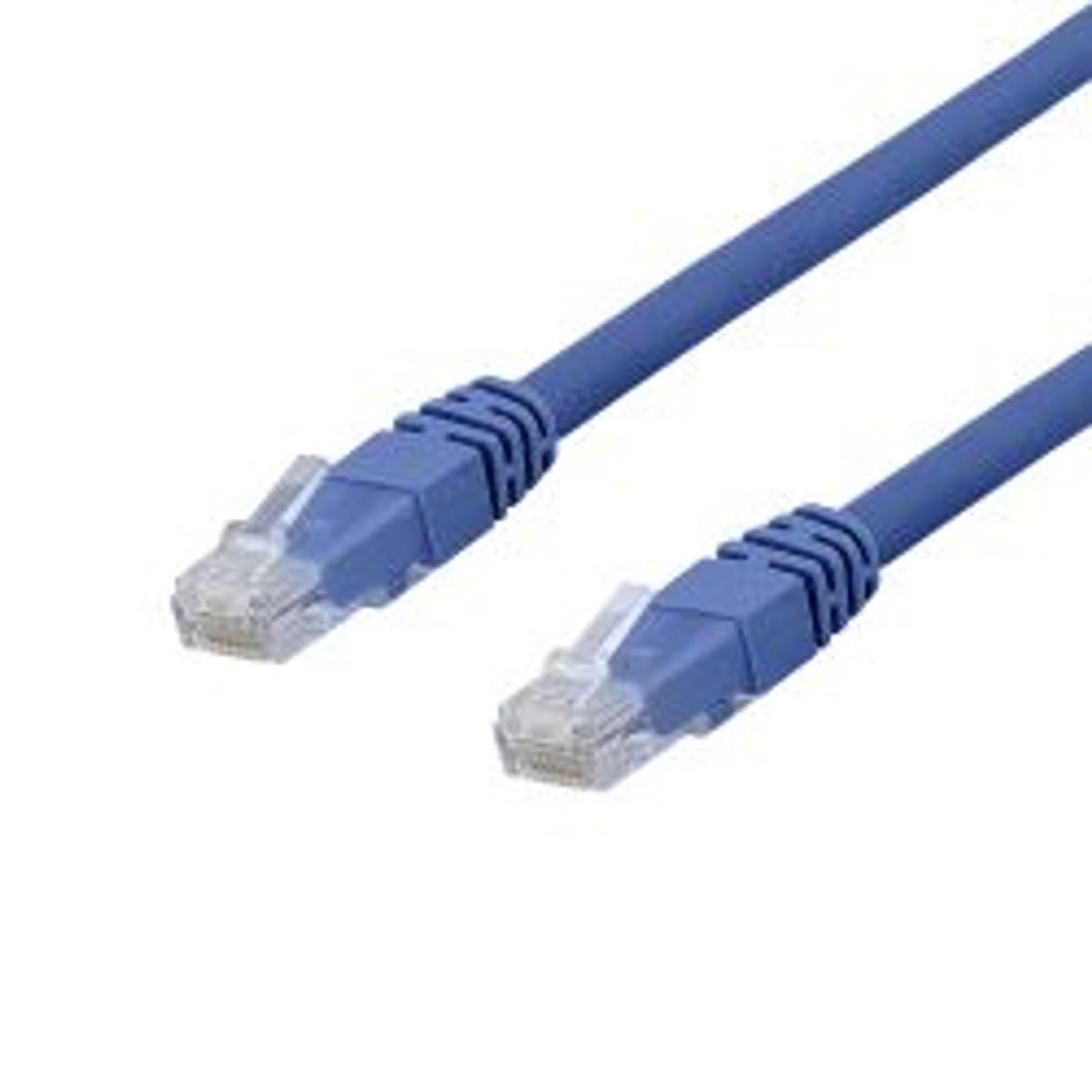 Deltaco U/utp Cat6a Patch Cable, Lszh, 0.5m, Blue - Ledning