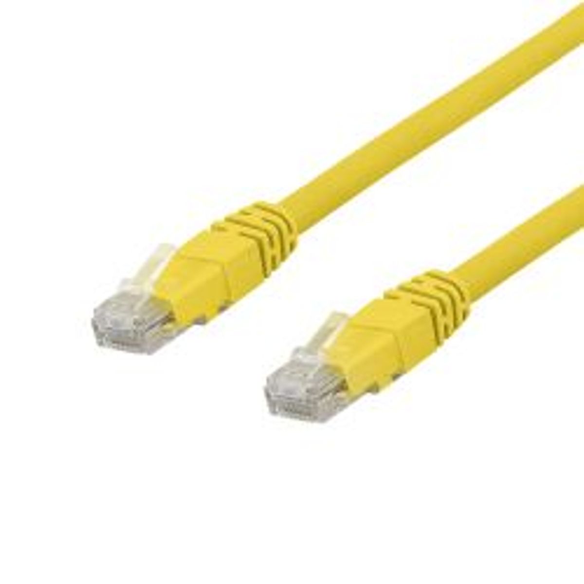 Deltaco U/utp Cat6a Patch Cable, Lszh, 1m, Yellow - Ledning