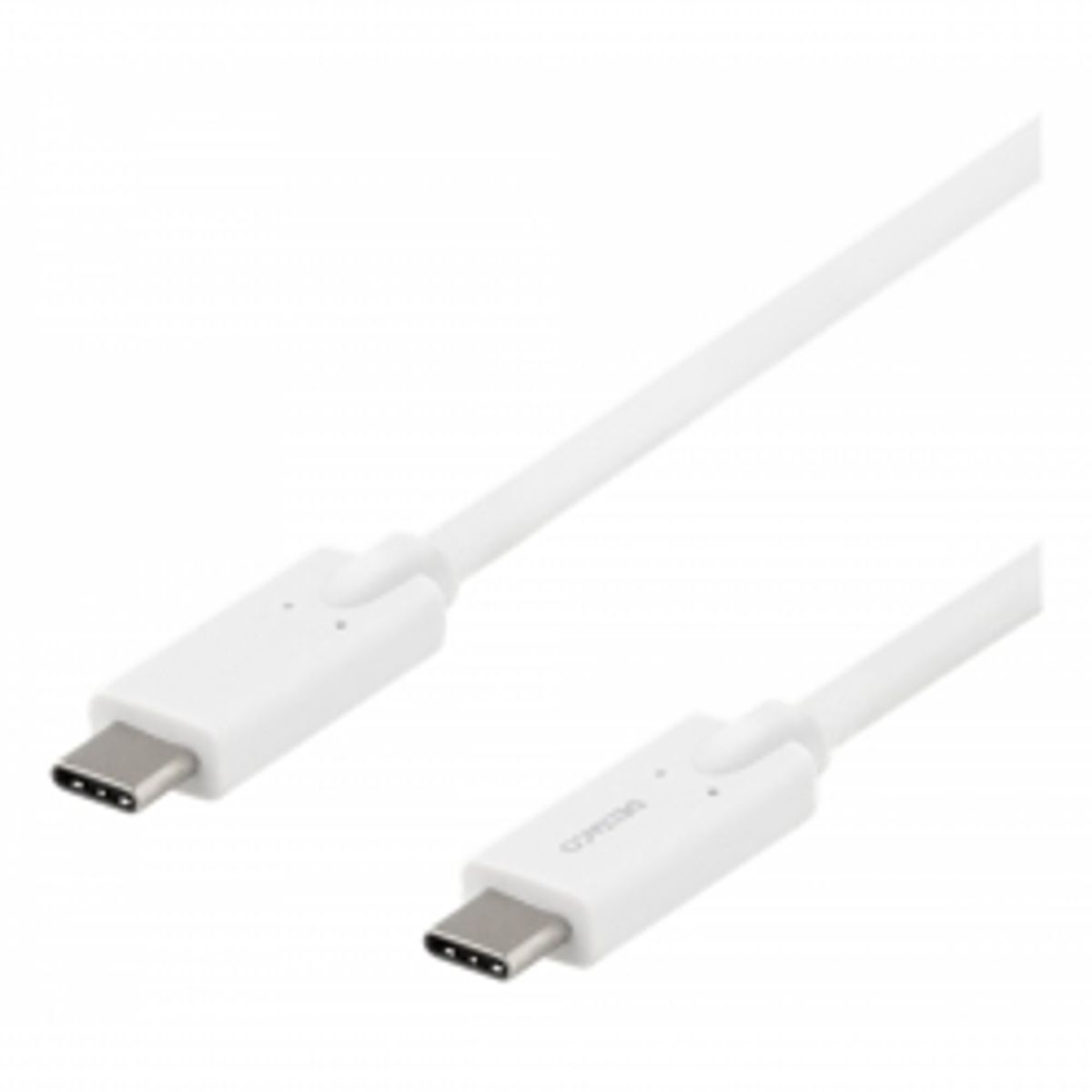 Deltaco Usb-c - Usb-c Cable, 5gbit/s, 5a, 2m, White - Ledning