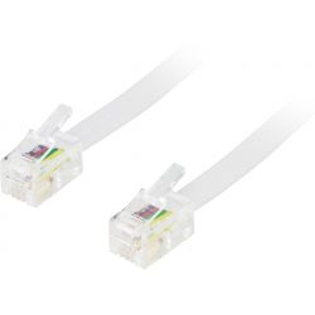 Deltaco Modular Cable 4p4c Rj9/rj10/rj22>4p4c Rj9/rj10/rj22 5m - Ledning