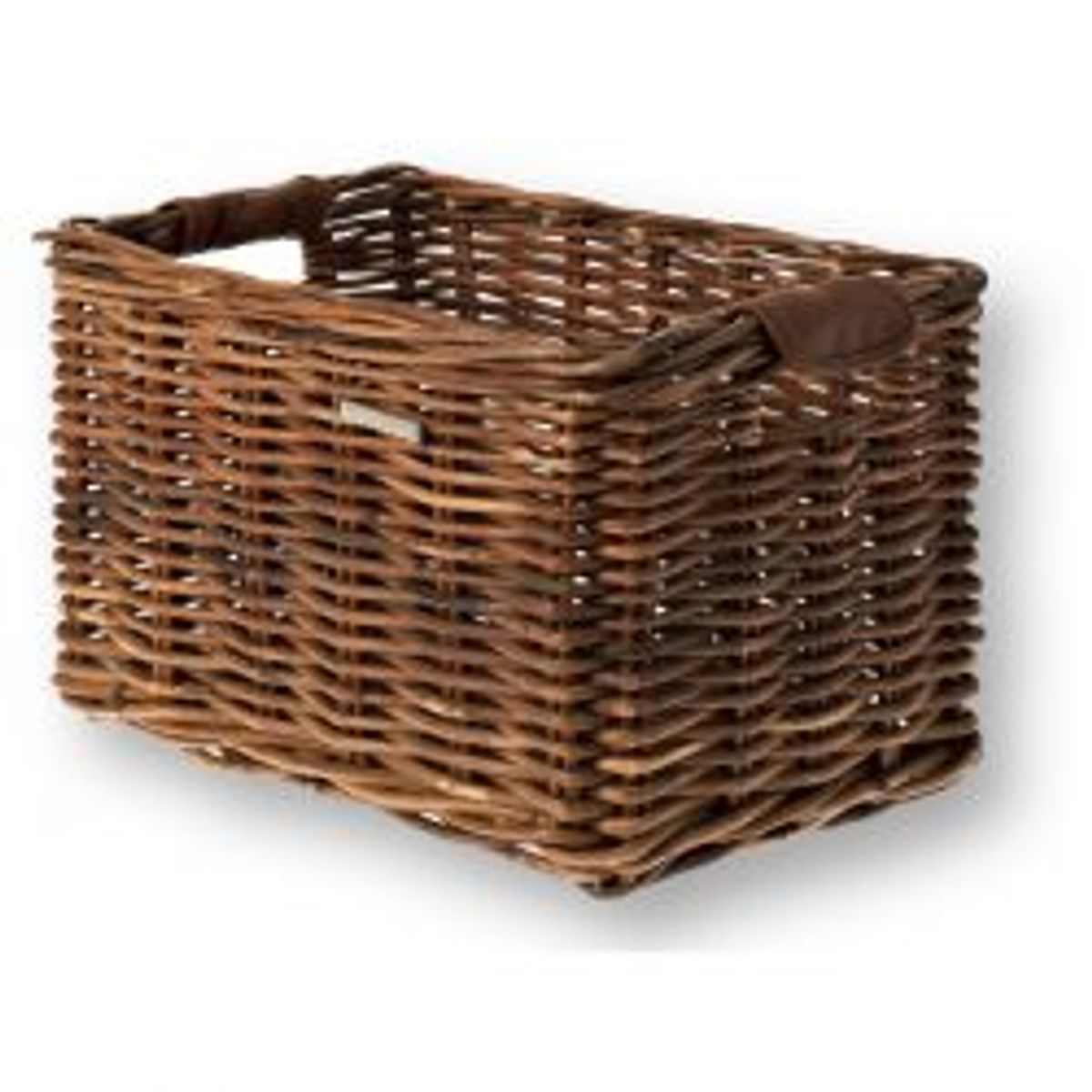 Basil Basket Front M Rattan 35x24x24cm Nature Brown - Cykelkurv