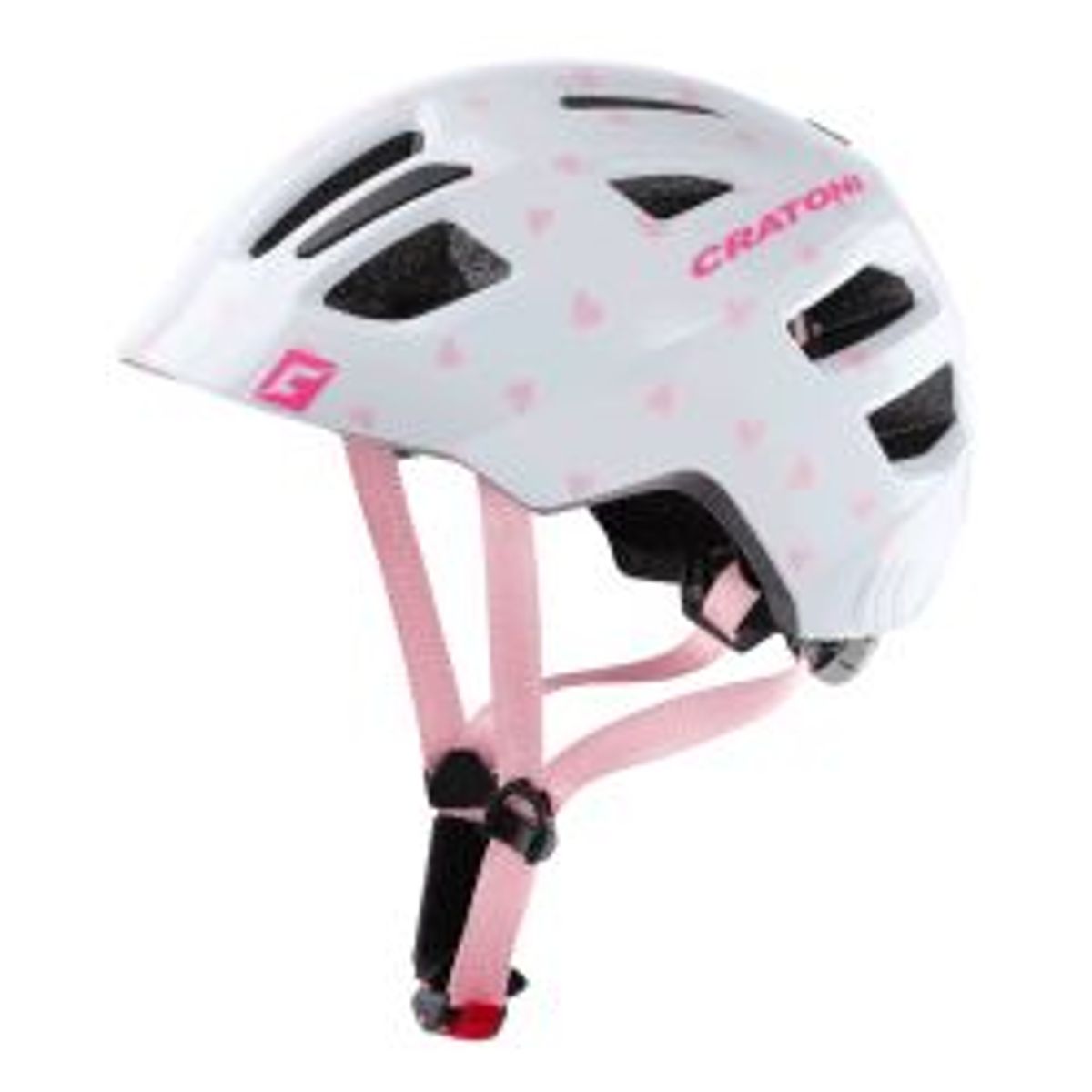 Cratoni Maxster - Heart rose glossy - Str. XS-S (46-51 cm) - Cykelhjelm