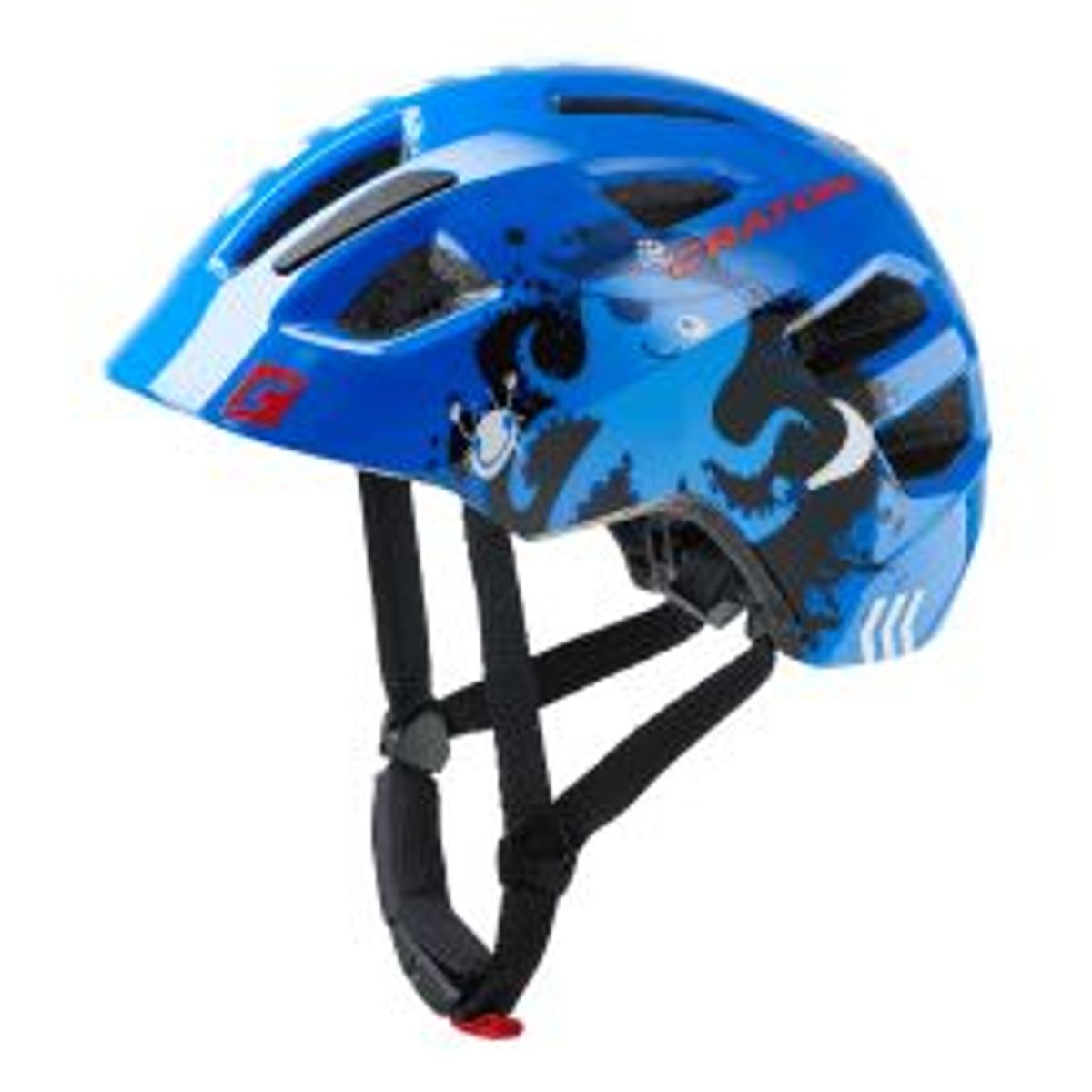 Cratoni Maxster - Pirate blue glossy - Str. XS-S (46-51 cm) - Cykelhjelm