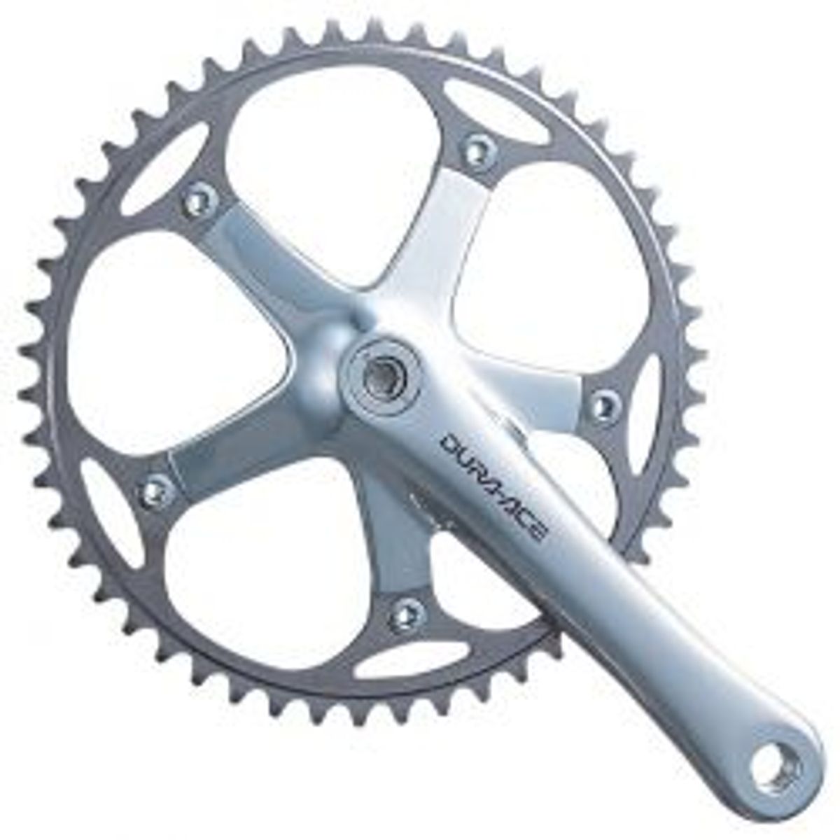 Shimano Kranksæt Track Dura-ace 7710 Sølv, 165mm - Kranksæt