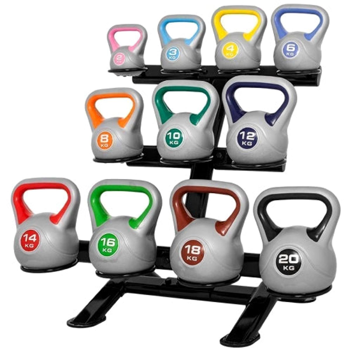 Kettlebells holder til 11 kettlebells