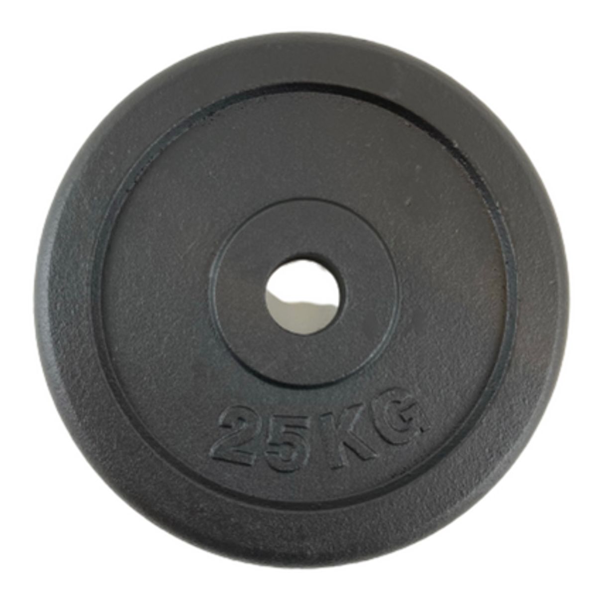 Vægtskive sort metal (50 mm) - 25 kg