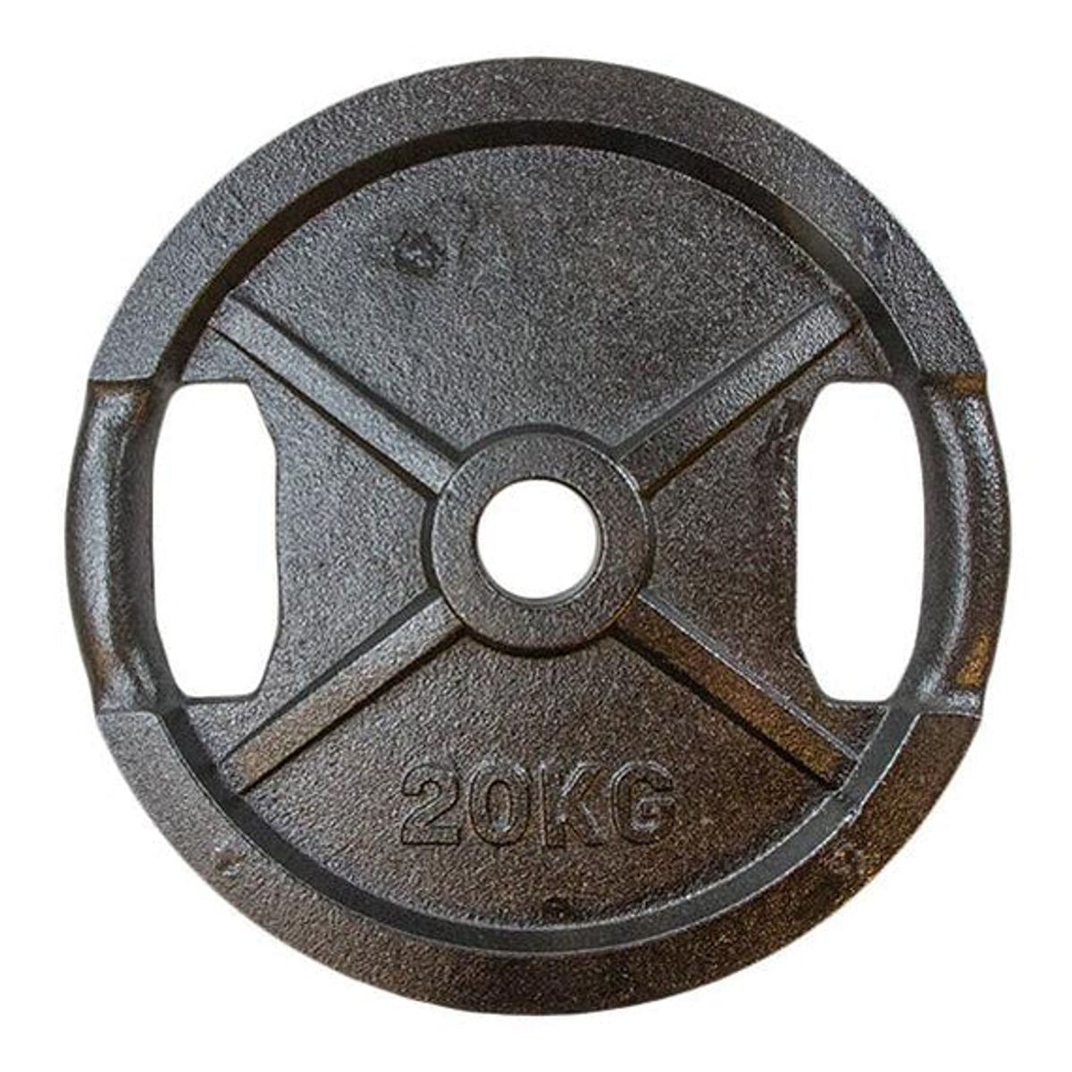 Vægtskive sort metal (50 mm) - 20 kg