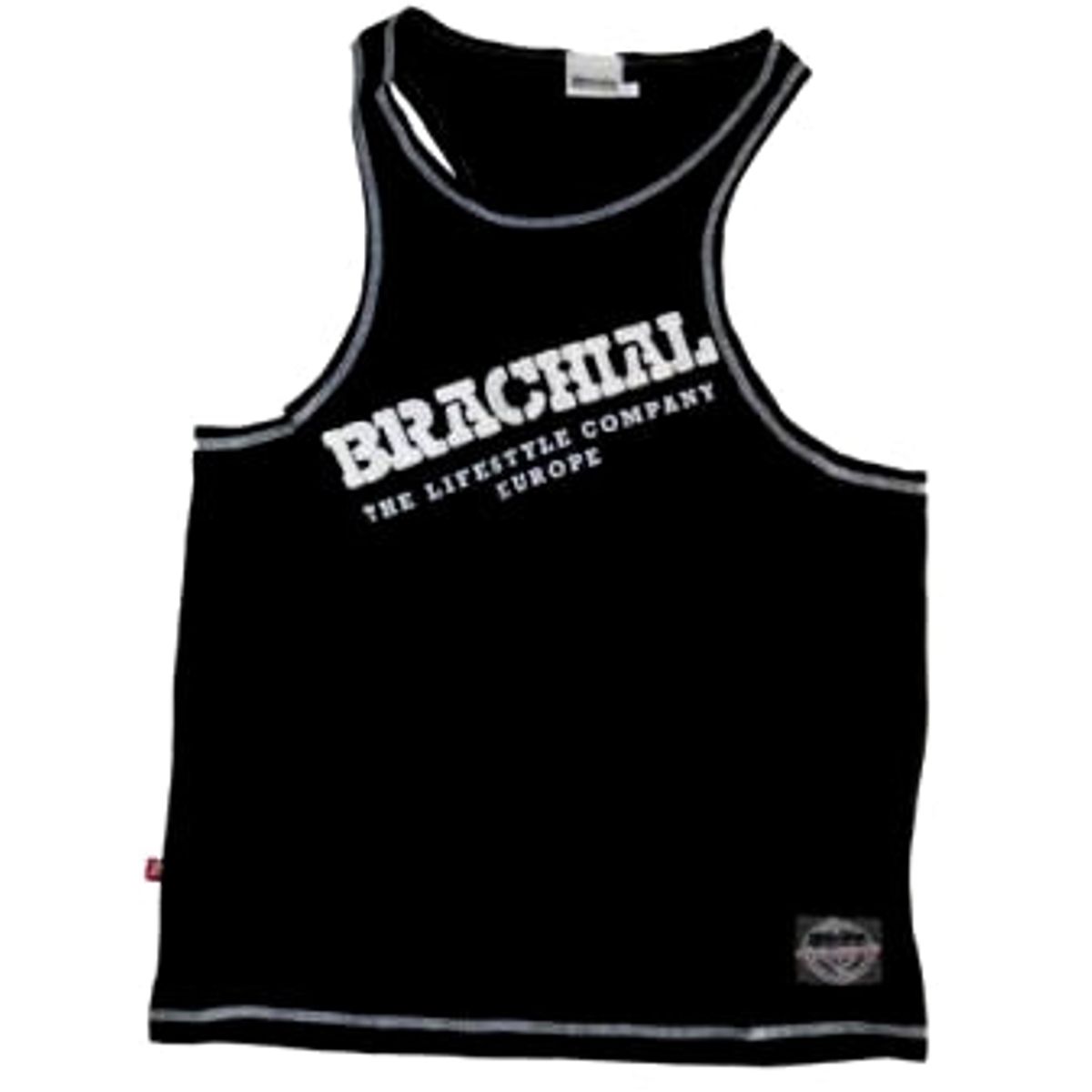 Brachial Tank Top "Cool" Sort/Hvid (S)