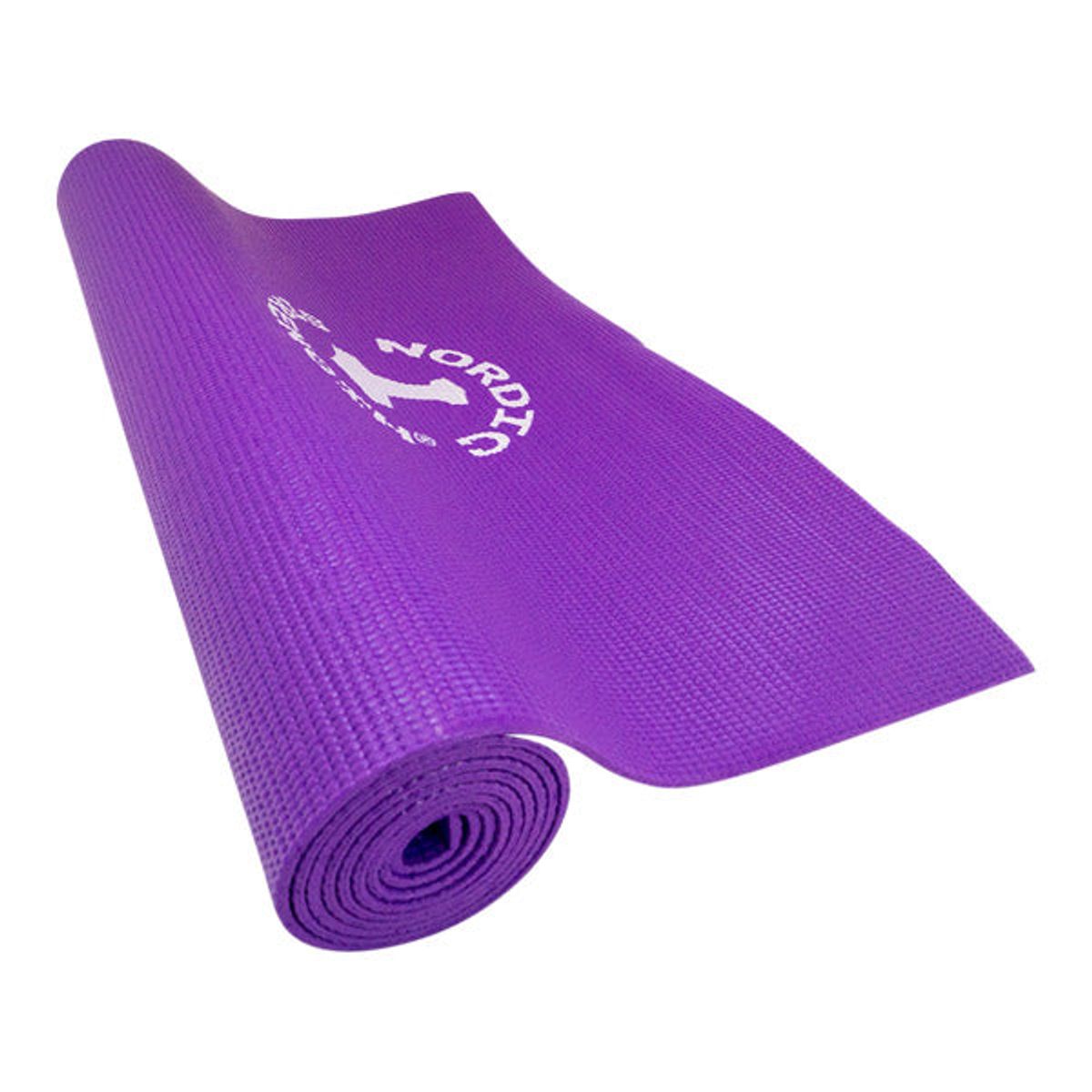 Yogamåtte 4 mm - Lilla (Nordic Strength)