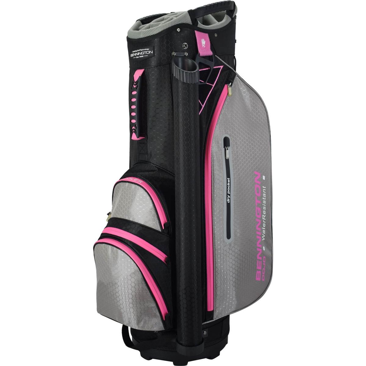 Bennington Dojo Vandafvisende Dame Vognbag - Black/Grey/Pink