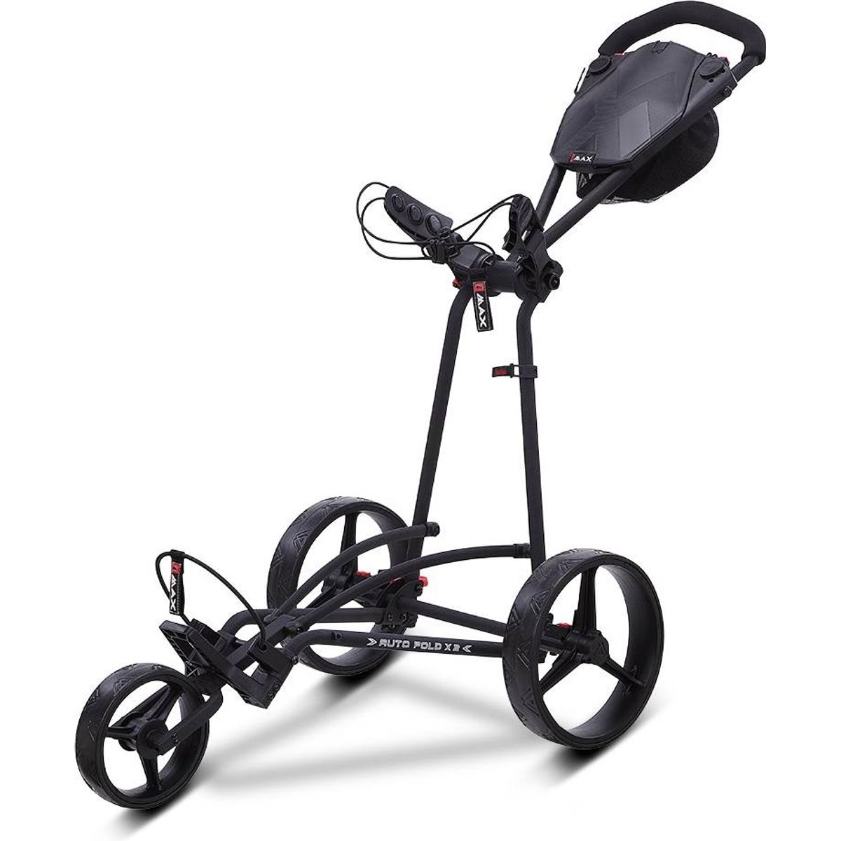 Big Max Autofold X2 Golfvogn - Phantom Black